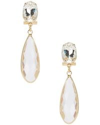 Anton Heunis - Omega Clasp Mono Colour Drop Earrings - Lyst