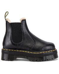 doc martens brown fur lined boots