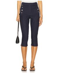 AFRM - Dione Sailor Capri Jeans - Lyst