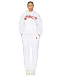 Playboy - Logo Hoodie And Sweatpant Set - Lyst