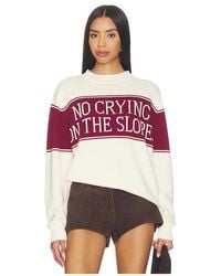 YELLOW THE LABEL - No Crying On The Slopes Pullover - Lyst
