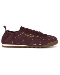 AllSaints - Zapatilla Deportiva Kenny Stud Runner En Color Rojo Talla (También En 38, 39, 40, 41) - Lyst