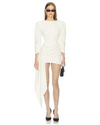 ANDAMANE - Amanda Ruched Mini Dress - Lyst
