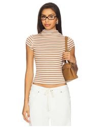 Free People - Raya De Camiseta Lola En Color Bronce Talla (También En M, S, Xl, Xs) - Lyst