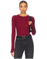 Michael Lauren - Alick Long Sleeve Fitted Top - Lyst