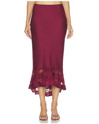 Free People - Long Lost Lover Skirt - Lyst