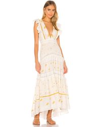 LoveShackFancy Cortland Dress - Weiß