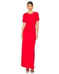 Jonathan Simkhai - Abendkleid Mit Kurzen Ärmeln Nalani - Lyst