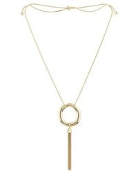 Ettika - X Revolve Open Circle Tassel Necklace - Lyst