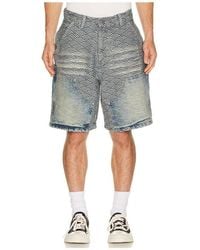 Ryoko Rain - Seigaiha Denim Shorts - Lyst