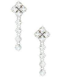Anton Heunis - Omega Clasp Cascade Pixel Earrings - Lyst