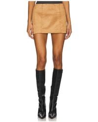 Tularosa - Ginny Faux Suede Mini Skirt - Lyst