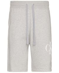 Calvin Klein - Monogram Fleece Short - Lyst