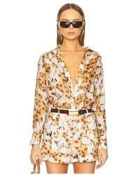 Karina Grimaldi - Helen Print Top - Lyst