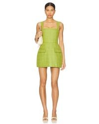 Amanda Uprichard - X Revolve Bethany Skort Romper En Color Verde Talla En - Lyst