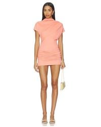 Line & Dot - Archer Draped Mini Dress - Lyst