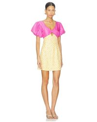 La Fuori Aurora Misty Green Twilight Blossom Dress | Lyst