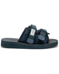 Sparen Sie 40% Suicoke Synthetik Sandale in Blau für Herren Pantoletten und Zehentrenner Ledersandalen Herren Schuhe Sandalen 