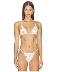 SIR. - Cecile String Triangle Bikini Top - Lyst