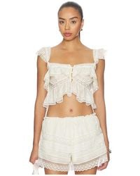 LoveShackFancy - Linata Top - Lyst