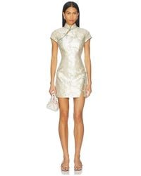 SAU LEE - Jada Jacquard Dress - Lyst