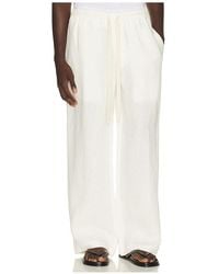 Commas - Wide Leg Linen Trousers - Lyst