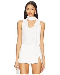superdown - Amaly Drape Top - Lyst