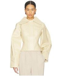 YELLOW THE LABEL - Olsen Ostrich Jacket - Lyst