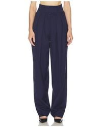 Helsa - High Waist Pleated Suit Trouser - Lyst