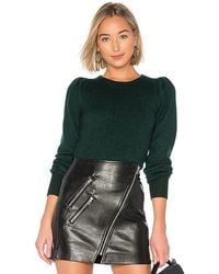 L'academie - PULL MANCHES BOUFFANTES ASHLEY en Green - Lyst