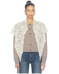 Sea - Kirra Lace Cardigan With Scarf - Lyst