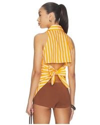 Simon Miller - Loch Sleeveless Poplin Button Up - Lyst