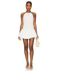 MORE TO COME Kai Mini Dress in White | Lyst