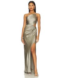 Shona Joy - La Lune Asymmetrical Gathered Maxi Dress - Lyst
