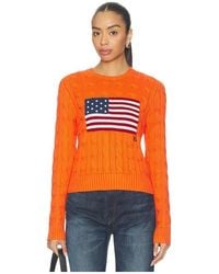Polo Ralph Lauren - Cotton Crewneck Pullover Sweater - Lyst