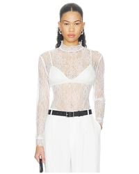 NonChalant Label - Mary Lace Top - Lyst