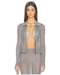 Lovers + Friends - Francie Metallic Cardigan - Lyst