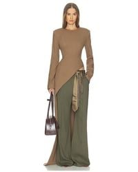 Helsa - Wool Blend Asymmetrical Tunic - Lyst