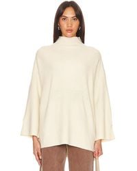 525 - Wilhelmina Funnel Neck Tunic Pullover Sweater - Lyst