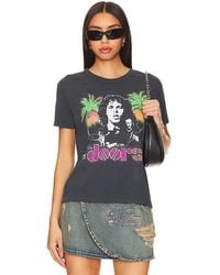Daydreamer - The Doors Twin Palms Ringer Tee - Lyst
