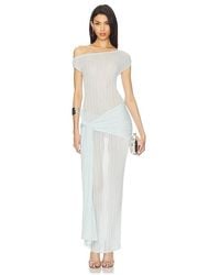 Camila Coelho - Callie Sheer Midi Knit Dress - Lyst