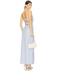 La Porte - Vestido Strapless Con Espalda De Panel. Romy En Color Bebe Azul Talla En - Lyst
