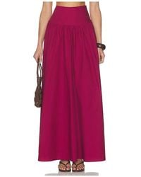 Susana Monaco - Poplin Drop Waist Skirt - Lyst