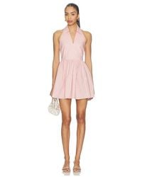 Caroline Constas - Aya Halter Mini Dress - Lyst