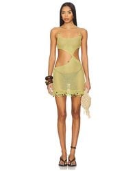 Jaded London - Kleid Crochet Bead Trim Mini - Lyst