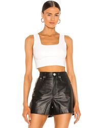 Commando - TOP CROPPED FAUX LEATHER - Lyst