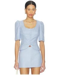 Amanda Uprichard - Phoebe Top - Lyst