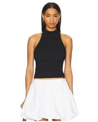 Astr - Top Sin Mangas Top En Color Negro Talla (También En M, S, Xl, Xs) - Lyst