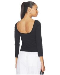 St. Agni - Soft Jersey Ballerina Top - Lyst