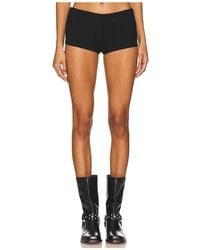 superdown - Viscose Ponte Micro Shorts - Lyst